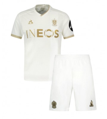 OGC Nice Replica Away Stadium Kit for Kids 2024-25 Short Sleeve (+ pants)